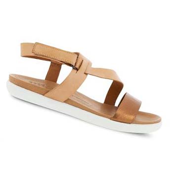 Ecco Simpil Flate Sandaler Dame Brune | NO 192EBC